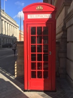 Telephone booth in London